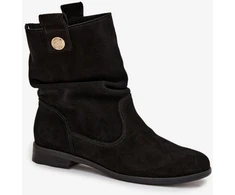 Juodi zomšiniai aulinukai Step in style