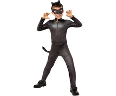 Juodojo Katino kostiumas berniukams – „Stebuklingoji Boružėlė ir juodasis Katinas" (Miraculous: Tales of Ladybug &amp; Cat Noir)