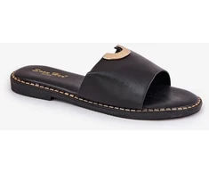 Juodos basutės su dekoratyvine detale Step in style