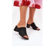 Juodos basutės su kulnu Step in style