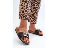 Juodos basutės su platforma ir sagtimi Step in style