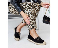 Juodos espadrilės su Radwan grandinėle