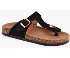 Juodos japoniškos šlepetės Step in style