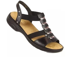 Juodos odinės Rieker basutės W 64580