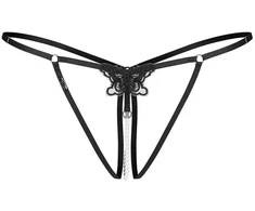 Juodos seksualios string kelnaitės Obsessive