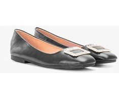 Juodos spalvos balerinos Rhonda