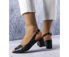 Juodos spalvos elegantiški sandalai Grimard