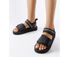 Juodos spalvos putų sandalai Big Star LL274784