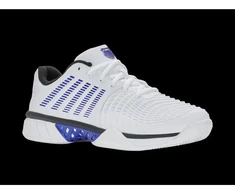 K-Swiss EXPRESS LIGHT 3 balti/akinančiai mėlyni/juodi sportbačiai (08562-165-M)
