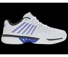 K-Swiss EXPRESS LIGHT 3 balti/akinančiai mėlyni/juodi sportbačiai (08562-165-M)