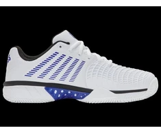 K-swiss EXPRESS LIGHT 3 CLAY balto/ akinančiai mėlyno/juodo atspalvio (08563-165-M) teniso bateliai gruntiniams kortams