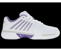 K-Swiss EXPRESS LIGHT 3 HB Baltas/PURPLE HAZE/LUNAR ROCK-M sportbačiai (98563-160-M)