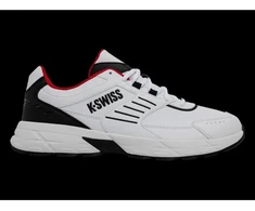 K-swiss FARIO LTH balti/juodi/raudoni (Mars Raudona) sportiniai bateliai (04778-122-M)