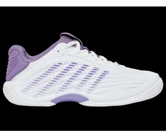 K-Swiss HYPERCOURT EXPRESS 3 baltai violetiniai / pilki sportiniai bateliai (94603-160-M)