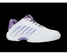K-Swiss HYPERCOURT EXPRESS 3 baltai violetiniai / pilki sportiniai bateliai (94603-160-M)