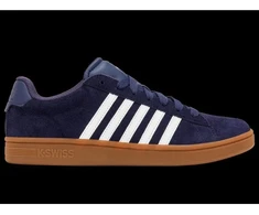 K-Swiss laisvalaikio bateliai COURT TIEBRK II SDE NAVAL ACADEMY/BRIGHT Baltas/GUM-M (09492-465-M)