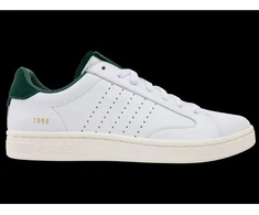 K-swiss LOZAN KLUB LTH balti / žali / sniego baltumo laisvalaikio bateliai (07263-130-M)