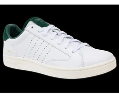 K-swiss LOZAN KLUB LTH balti / žali / sniego baltumo laisvalaikio bateliai (07263-130-M)