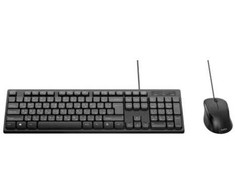 Klaviatūra Belkin KABELGEBUNDENE TASTATUR - UND MAUS DEUTSCH