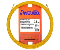 Kabelio pratraukėjas (15m, 3.5mm, geltonas, stiklo audinys)