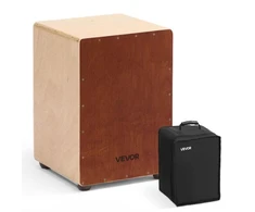 VEVOR Cajon būgnelis su užtemtukais ir dėklu