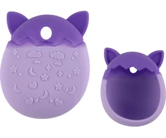 Etui Katės formos silikoninis dėklas 8x6x3 cm