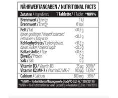 Kalcio citrato tabletės su vitaminu D3 ir K2 MST 60 tablečių