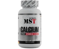 Kalcio citrato tabletės su vitaminu D3 ir K2 MST 60 tablečių