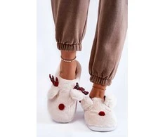 kalėdinės šlepetės su elniu Creamy Claire
