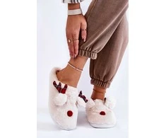 kalėdinės šlepetės su elniu Creamy Claire
