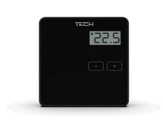 Kambarinis laidinis termostatas Tech ST-294V1, juodas