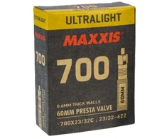 Kamera dviračiui Maxxis 700 x 23/32C Presta 60 mm Ultralight