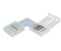 Kampinė RGB 10m LED juostos jungtis OPTONICA