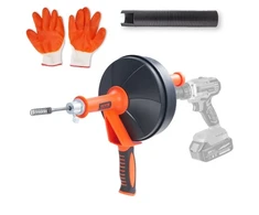 VEVOR 25 pėdų kanalizacijos sraigtas su grąžtu