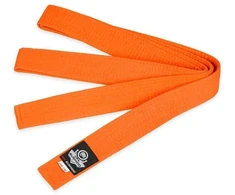 Karatė kimono diržas – oranžinis, 260 cm