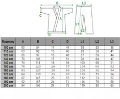 Karate kimono Masters kyokushinkai 8 uncijos - 140 cm NAUJAS 06194-140