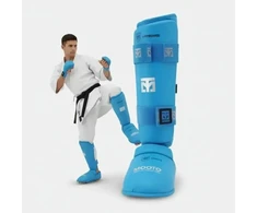 Karate WKF Mėlyni blauzdų ir pėdų apsaugai | MOOTO