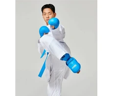 Karate WKF Mėlyni blauzdų ir pėdų apsaugai | MOOTO