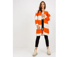 Kardiganas moterims TW-SW-BI-M3022.29X, oranžinis