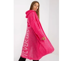 Kardiganas moterims -TW-SW-BI-M56.35-fluo rožinė