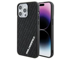 Karl Lagerfeld dėklas, skirtas iPhone 15 Pro Max 6,7 KLHCP15X3DMKRLK juodas HC 3D Multi Logo
