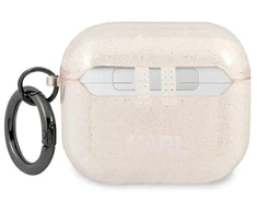 Karl Lagerfeld Blizgantis Choupette dėklas AirPods 3 - Auksinis