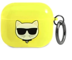 Karl Lagerfeld Choupette dėklas AirPods 3 - geltonas