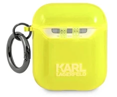 Karl Lagerfeld Choupette dėklas AirPods 1/2 - Geltonas