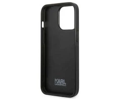 Karl Lagerfeld Flower Ikonik dėklas iPhone 13 Pro / iPhone 13 - pilkas
