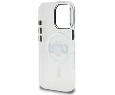 „Karl Lagerfeld IML Choupette Sketch Logo MagSafe“ dėklas, skirtas „iPhone 16 Pro“ – skaidrus
