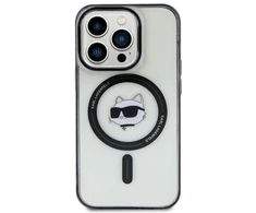 Karl Lagerfeld KLHMP15LHCHNOTK Apple iPhone 15 Pro 6.1″ skaidrus kietas dėklas IML Choupette`s Head MagSafe