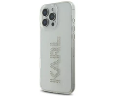 Karl Lagerfeld IML Kalnų Krištolo Logotipo dėklas iPhone 16 Pro - Skaidrus