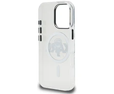 „Karl Lagerfeld IML Karl Sketch Logo MagSafe“ dėklas, skirtas „iPhone 16 Pro Max“ – skaidrus