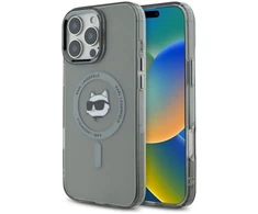 Karl Lagerfeld KLHMP16XHLSCHK Apple iPhone16 Pro Max 6.9″ juodos spalvos kietas dėklas IML Metal Choupette Head M